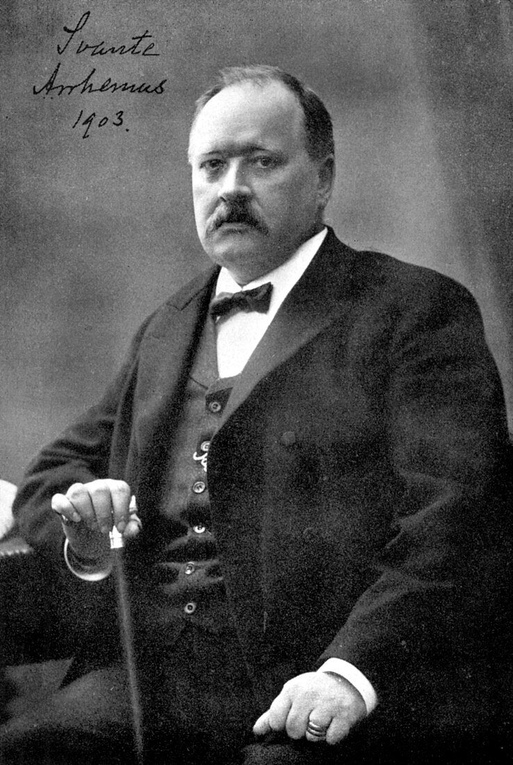 Svante Arrhenius, Swedish physicist and chemist, 1903