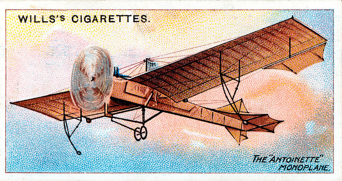 Antoinette' monoplane of French aviator Hubert Latham, c1910