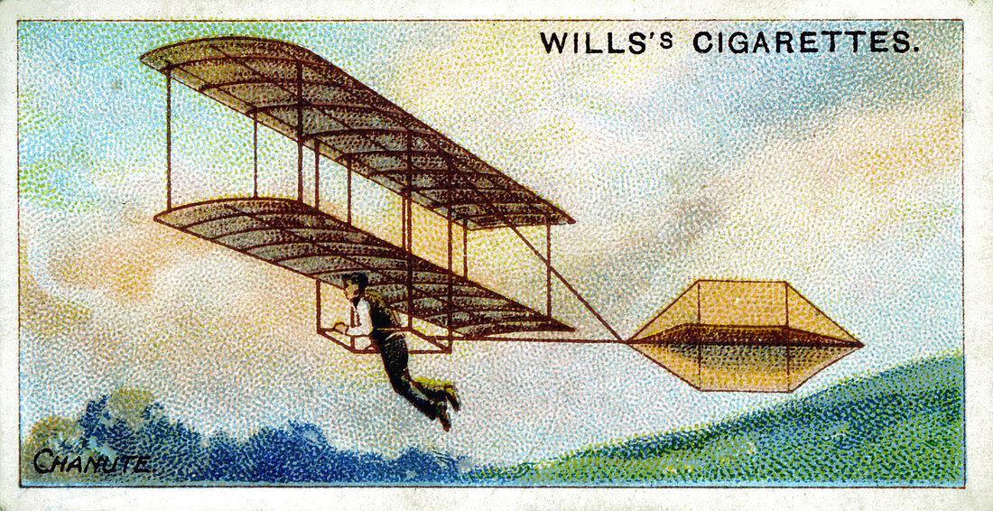 Biplane Glider of Octave Chanute, c1896