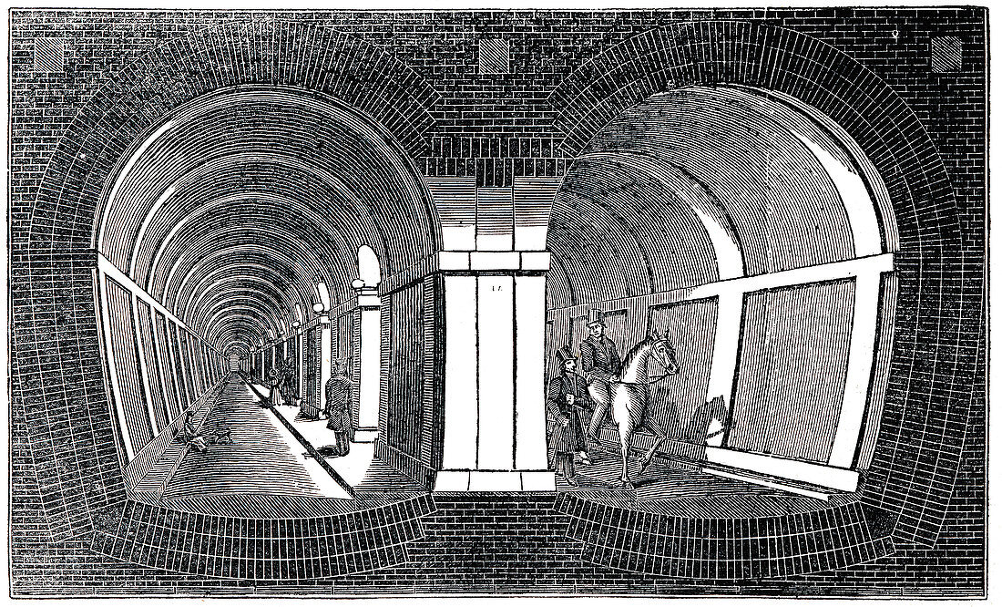 The Thames Tunnel, London, 1832