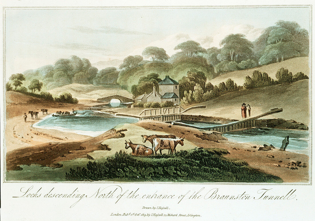 Grand Junction Canal, Northampstonshire, 1819