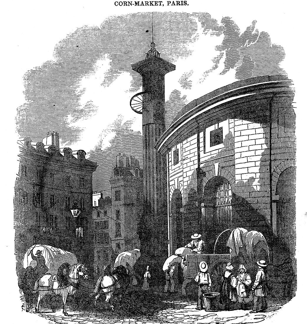 Corn-Market, Paris', 1836