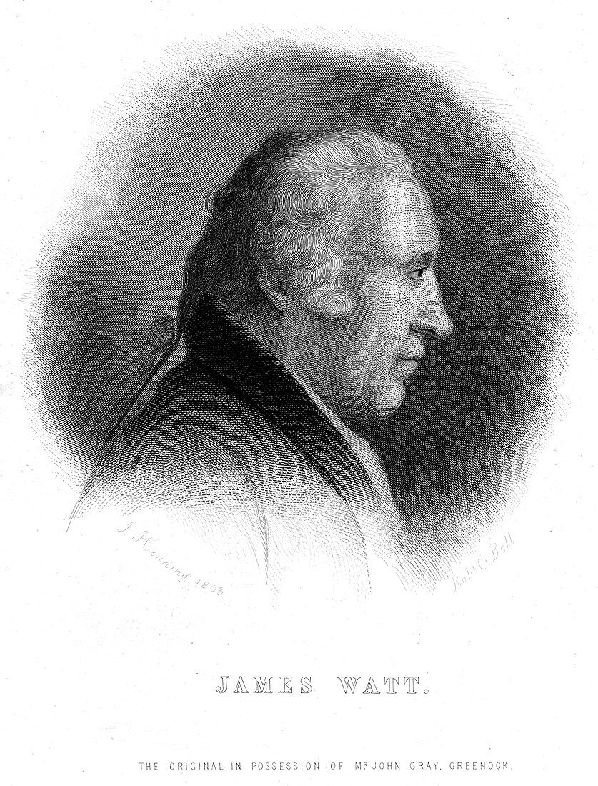 James Watt, Scottish engineer, 19th century