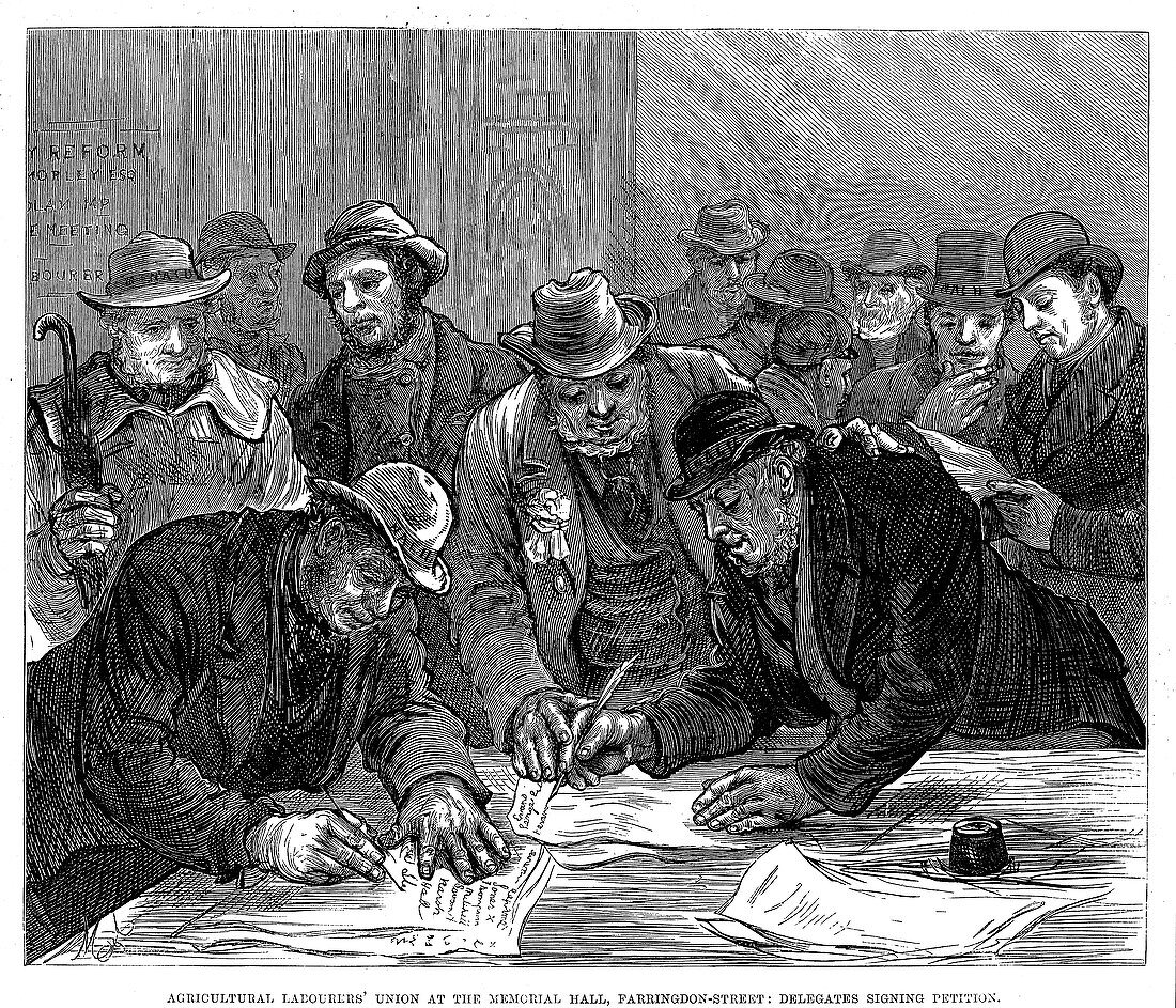 Agricultural Labourers' Union meeting, London