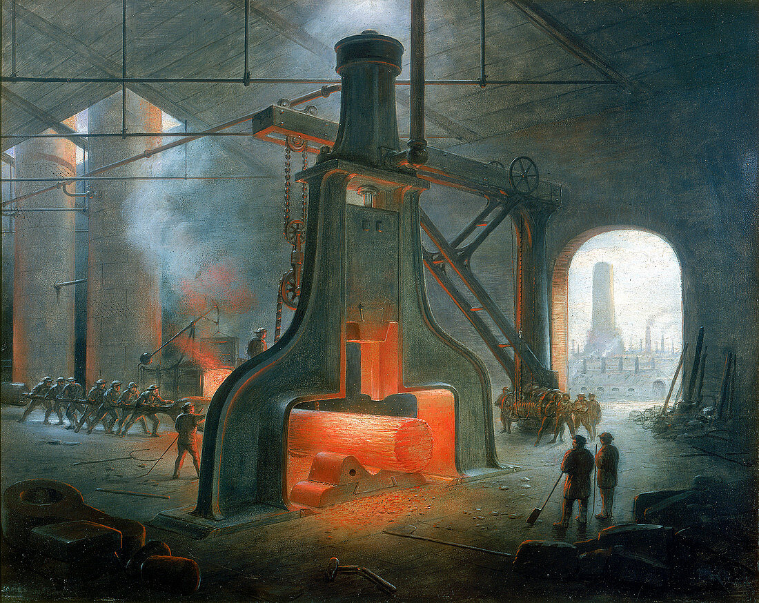 James Nasmyth's steam hammer, 1832