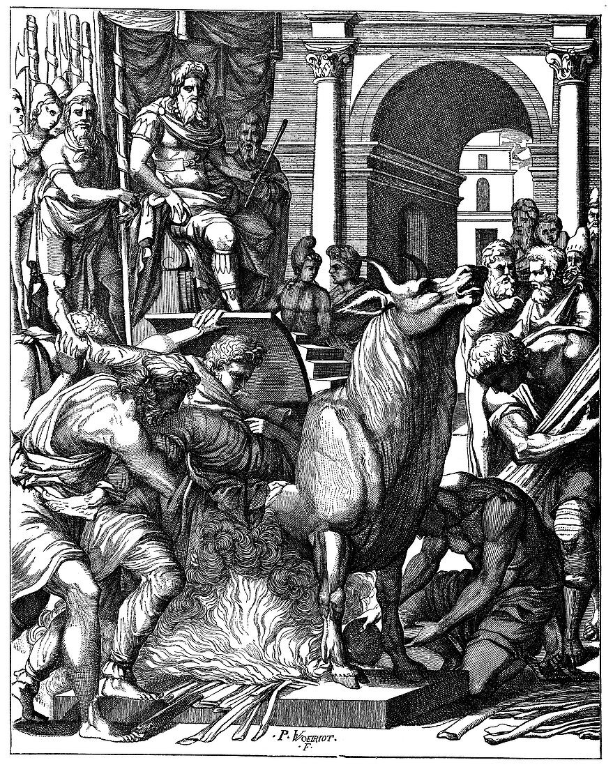 Bull of Phalaris, tyrant of Agrigentum, Sicily, c570 BC