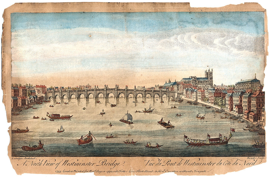 Westminster Bridge, London, 1753