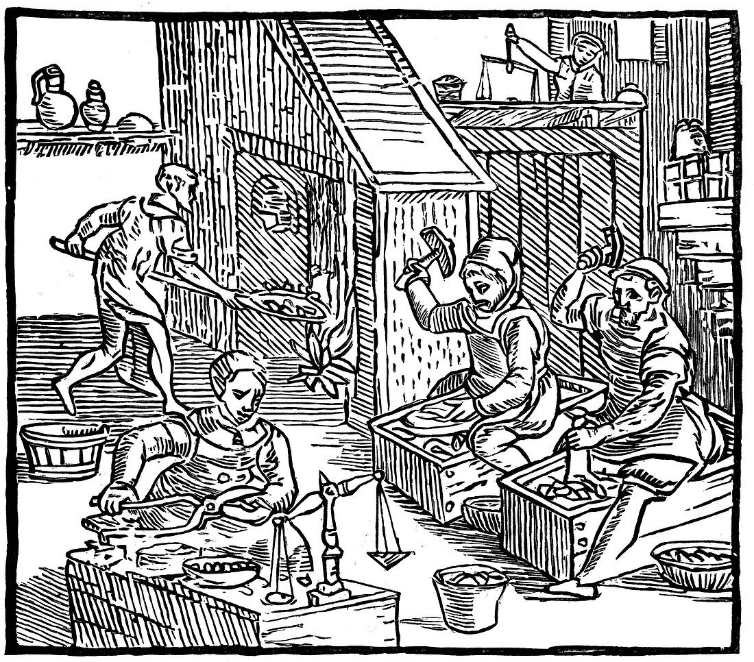 Coiners at work, 1577
