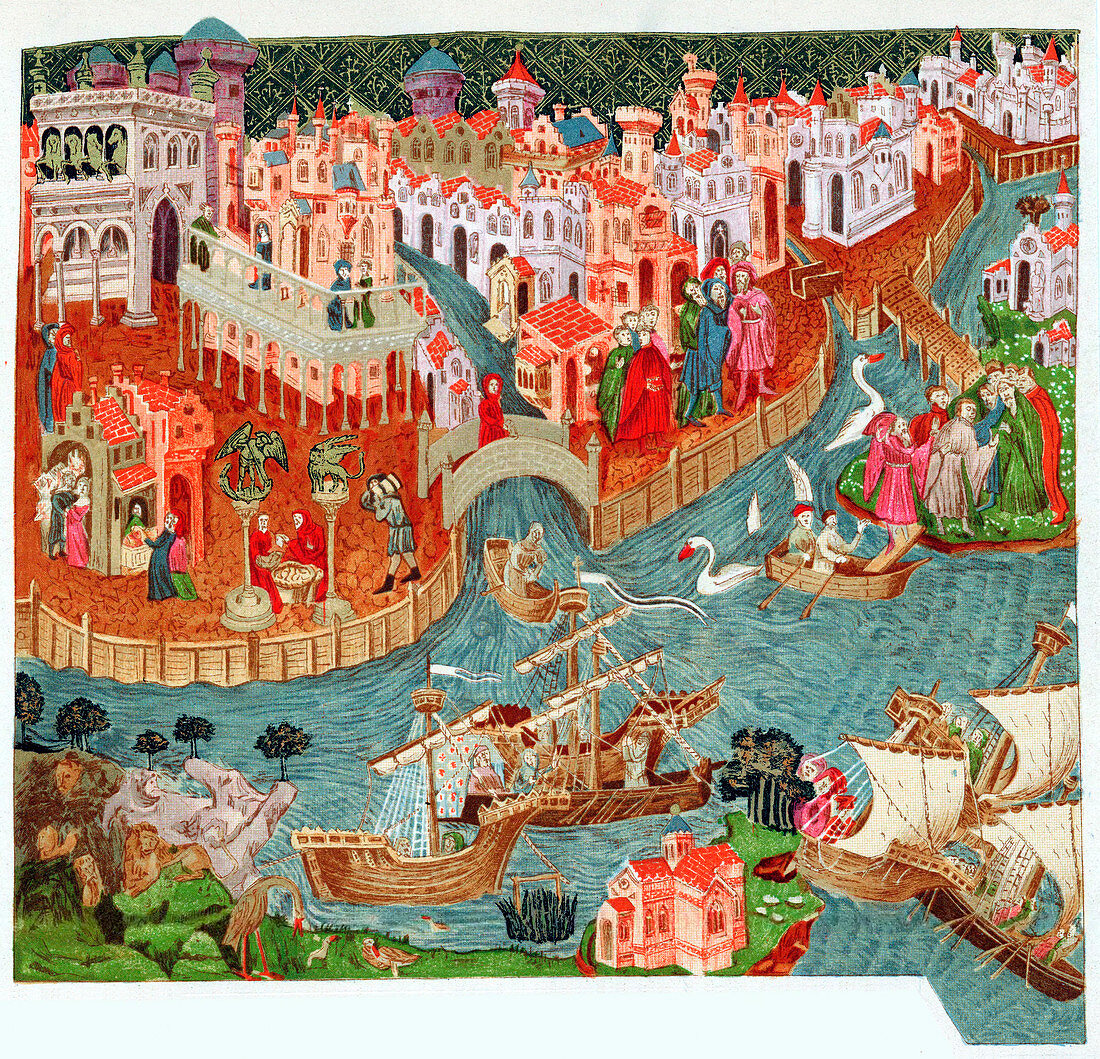 Marco Polo, Venetian merchant and explorer, 14th century