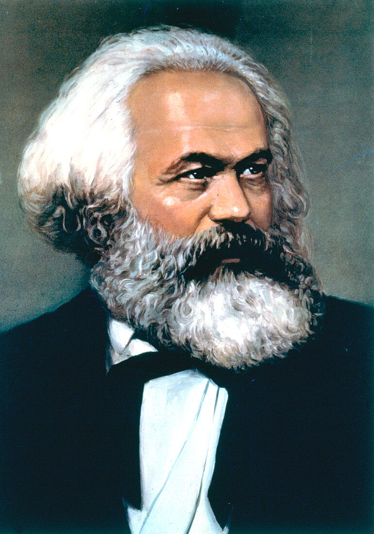 Karl Marx, German social, political and economic theorist