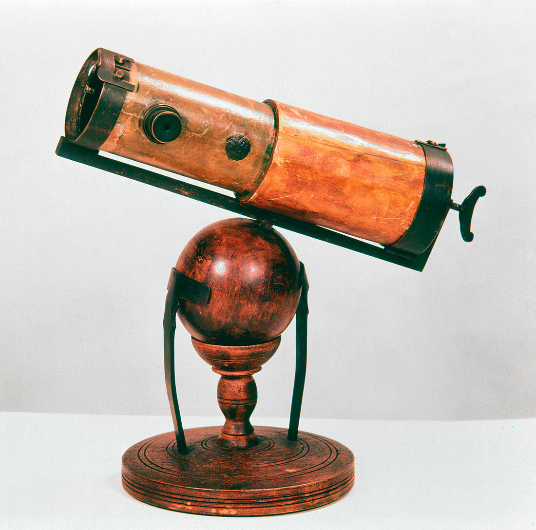 Isaac Newton's reflecting telescope, 1668