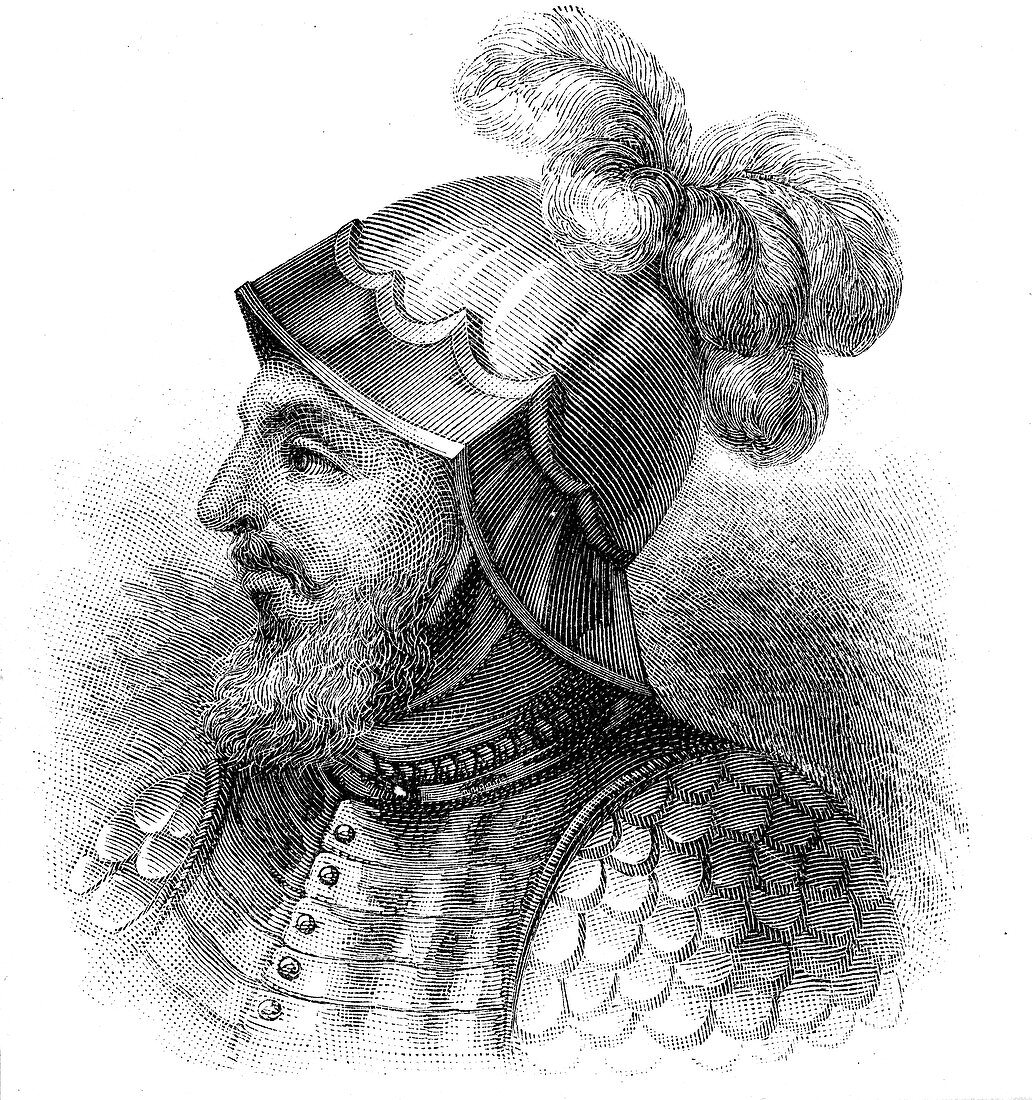 Vasco Nunez de Balboa, Spanish explorer, late 19th century