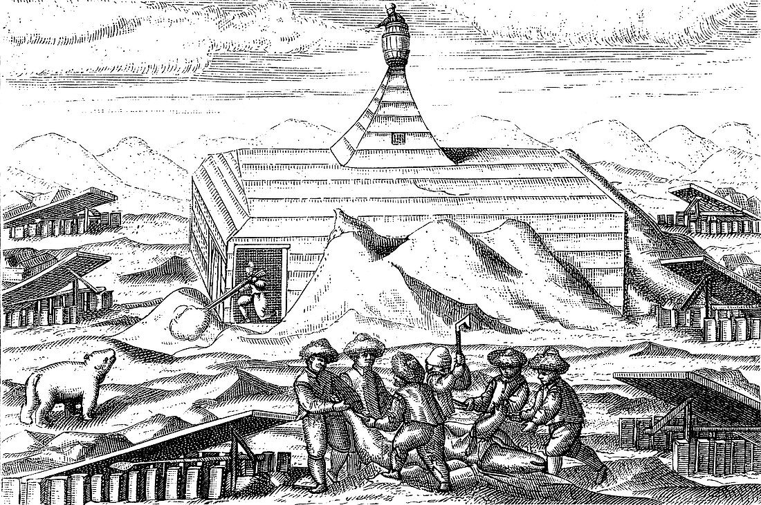 Winter quarters of Willem Barents' expedition to the Arctic