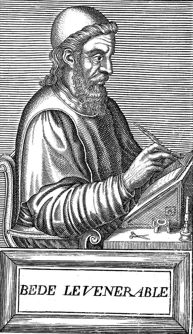 The Venerable Bede, Anglo-Saxon theologian and scholar