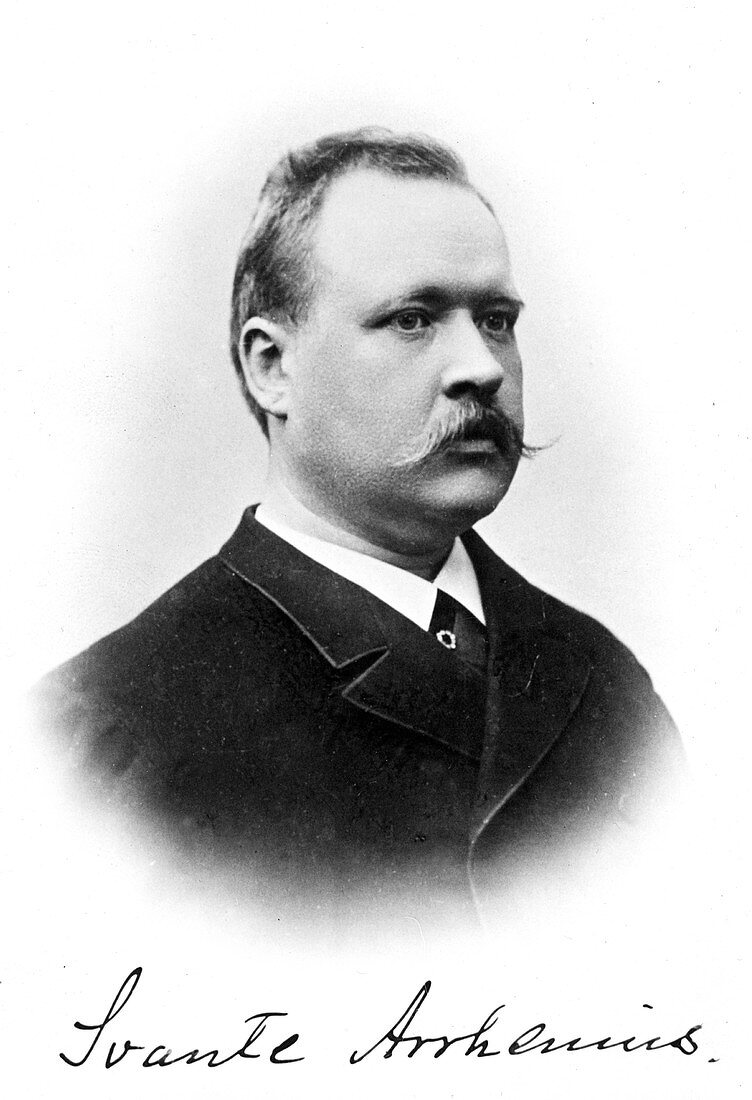 Svante Arrhenius (1859-1927), Swedish physicist and chemist