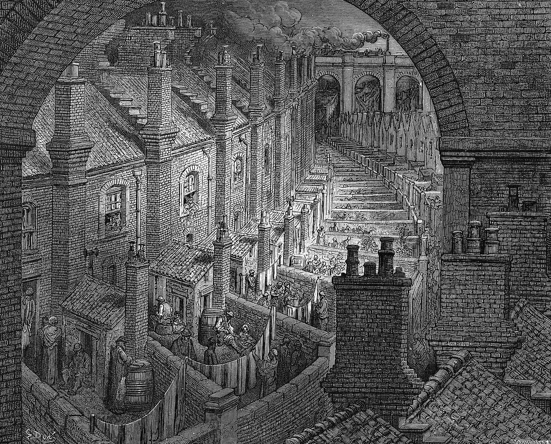Over London by Rail', 1872