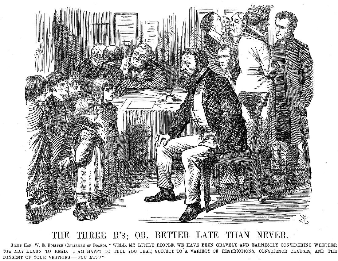 The Three R's; or, Better Late than Never', 1870