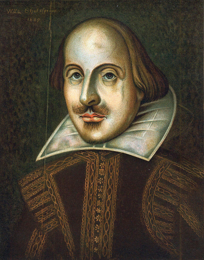 William Shakespeare, English playwright, 1609