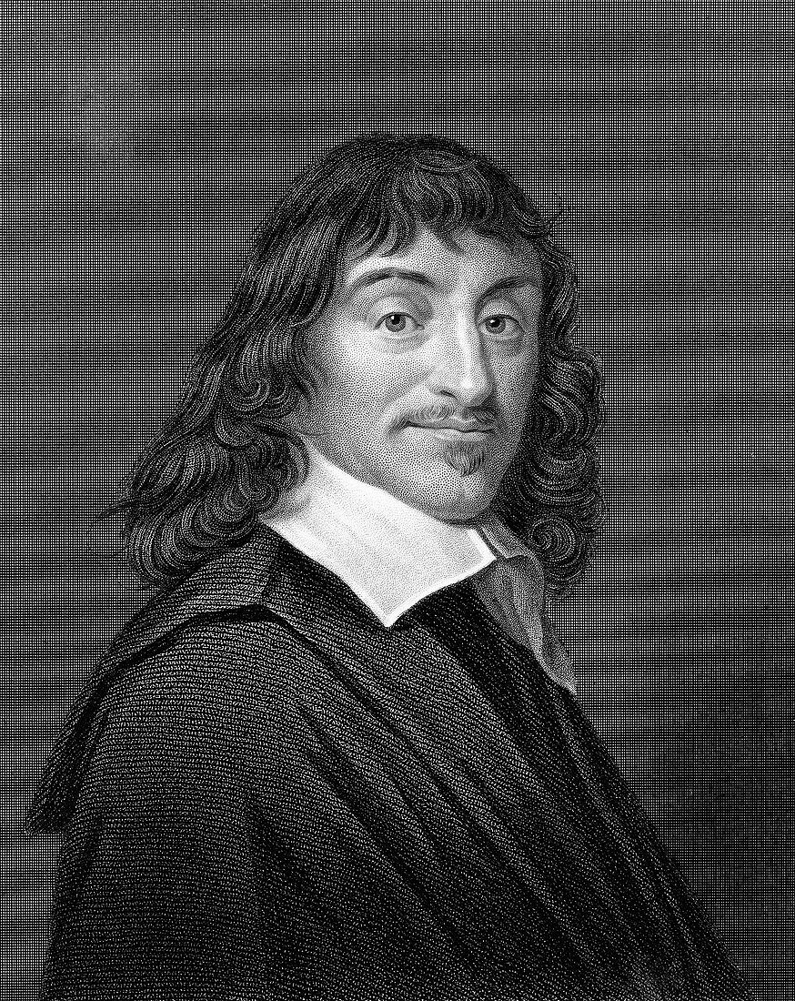 Rene Descartes, French philosopher and mathematician, 1835