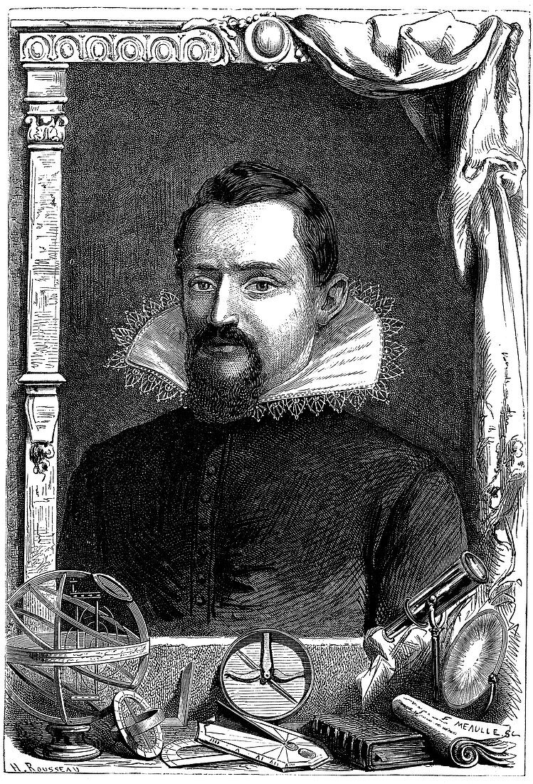 Johannes Kepler, German astronomer, c1600