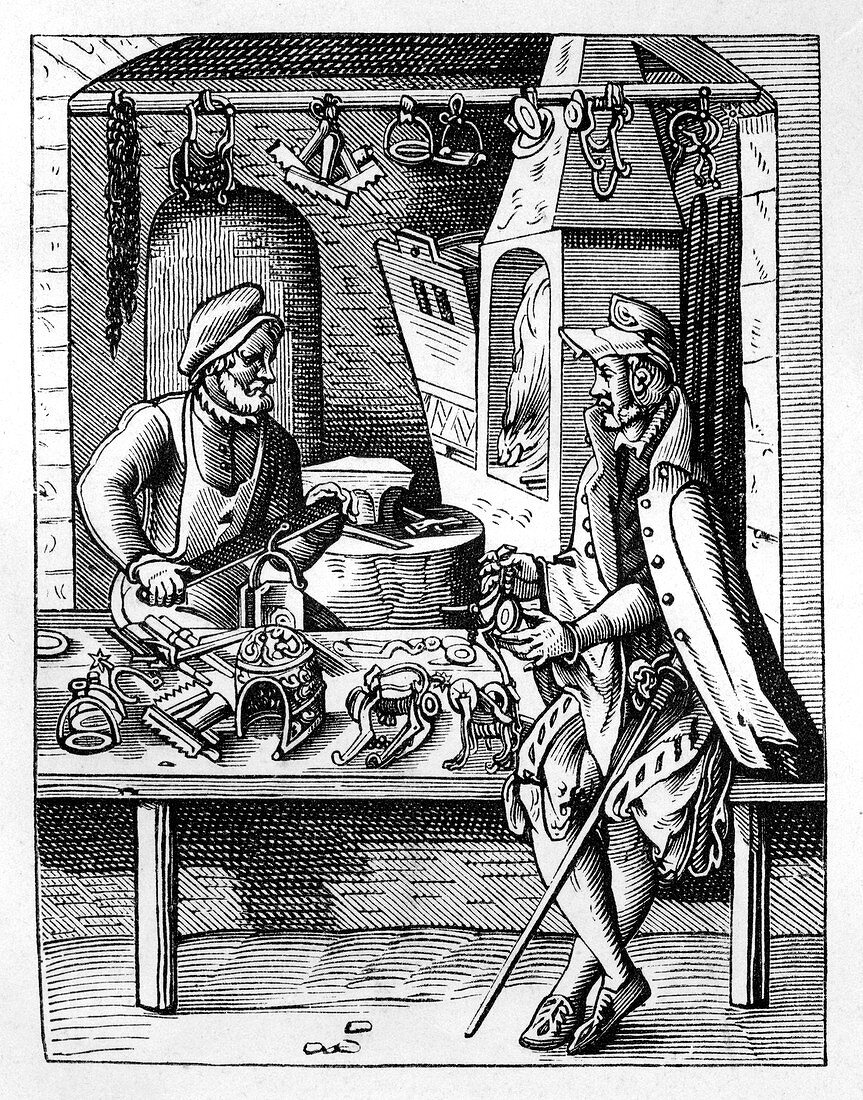 The spur maker, c1559-1591