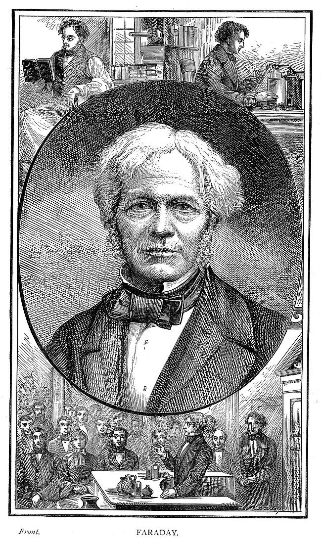 Michael Faraday, British physicist and chemist, 1881