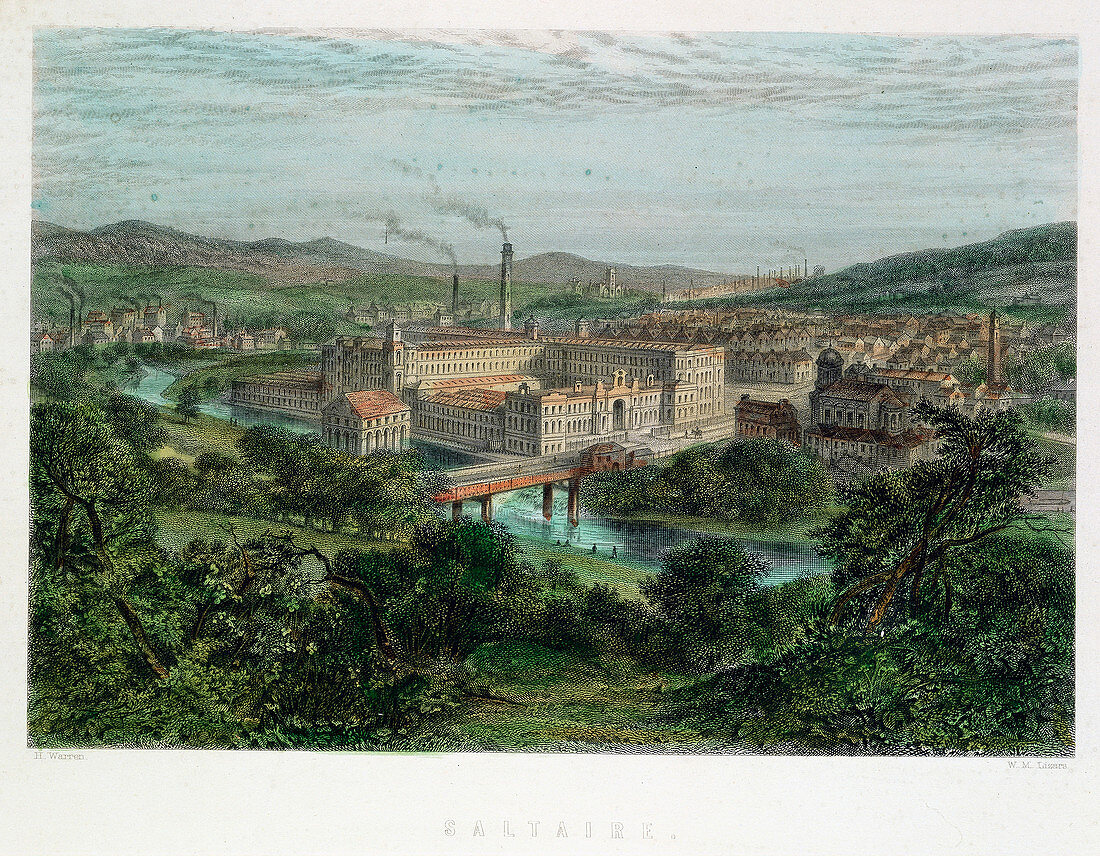 Saltaire, Yorkshire, 19th century