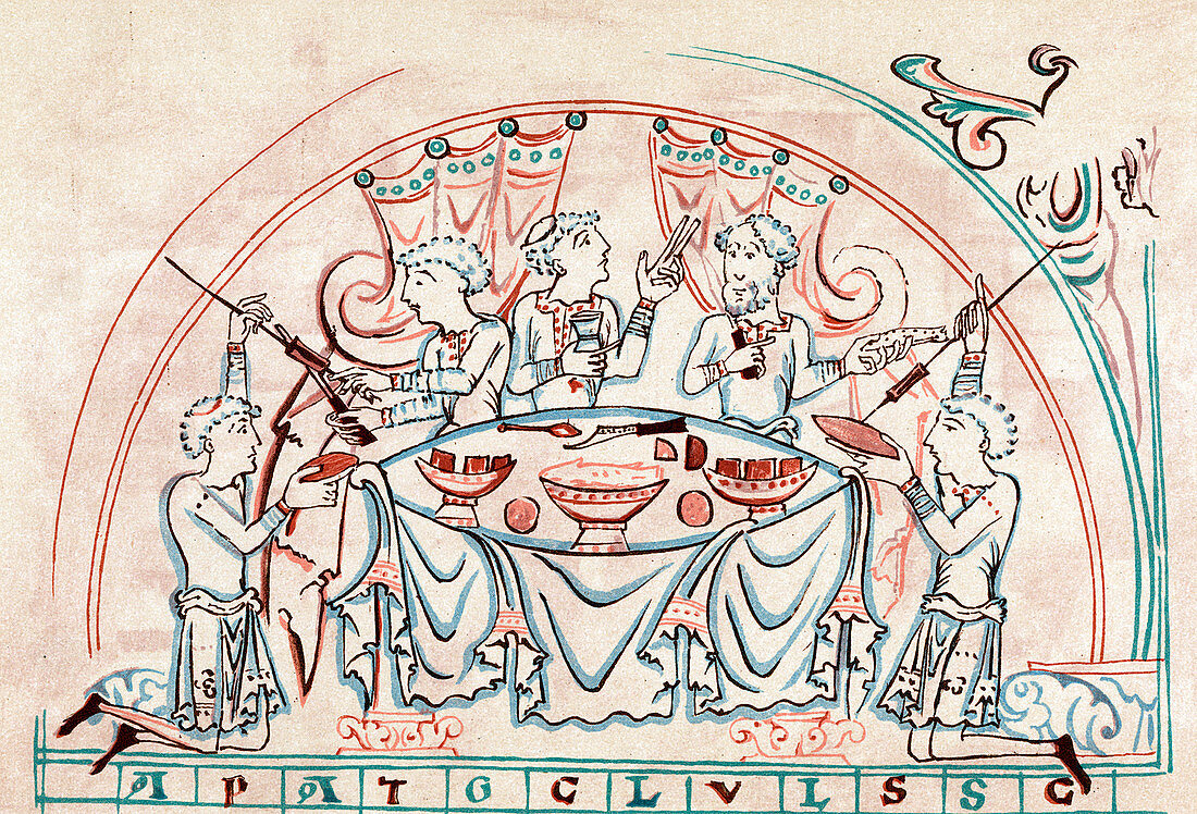 Banquet, 11th century