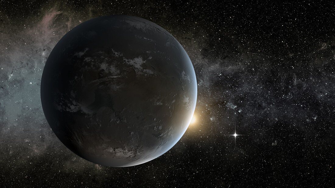 Exoplanet Kepler 62f, illustration