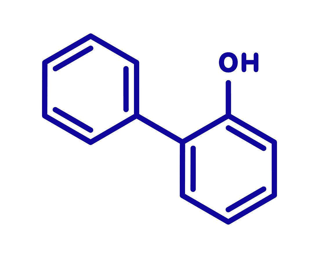 2-phenylphenol preservative molecule