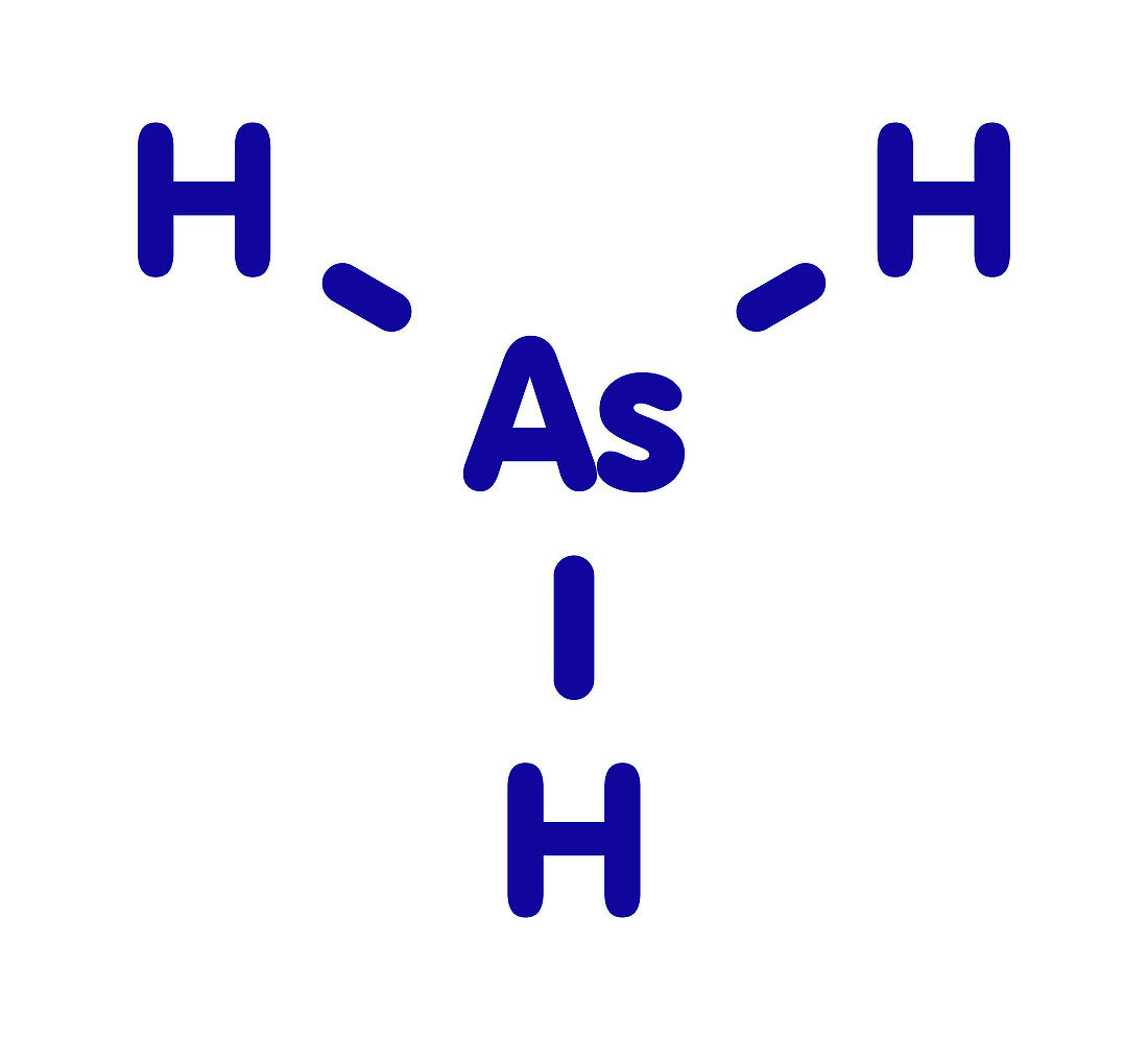 Arsine molecule