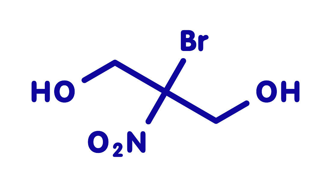 Bronopol preservative molecule