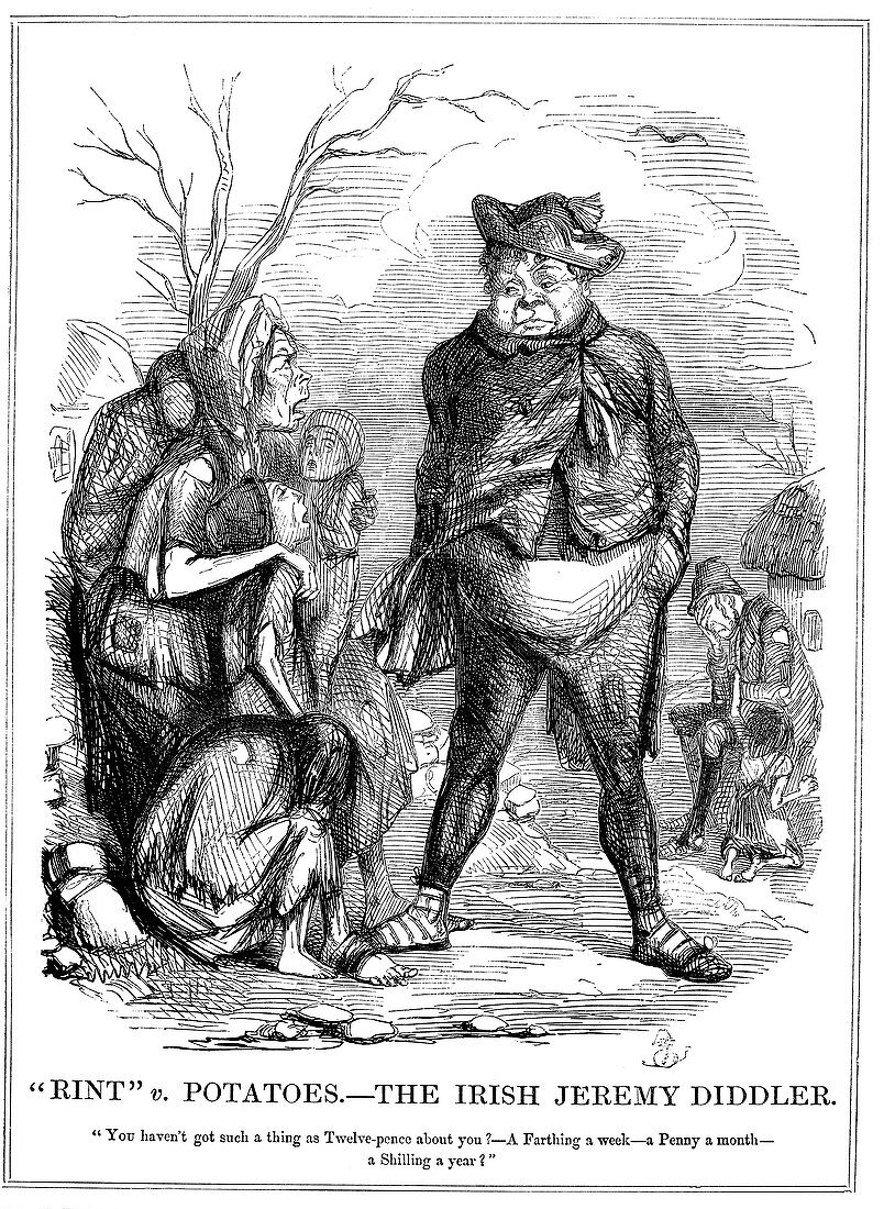 Rint v Potatoes - The Irish Jeremy Diddler, 1845
