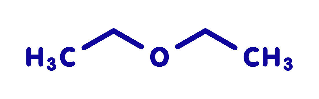 Diethyl ether solvent molecule