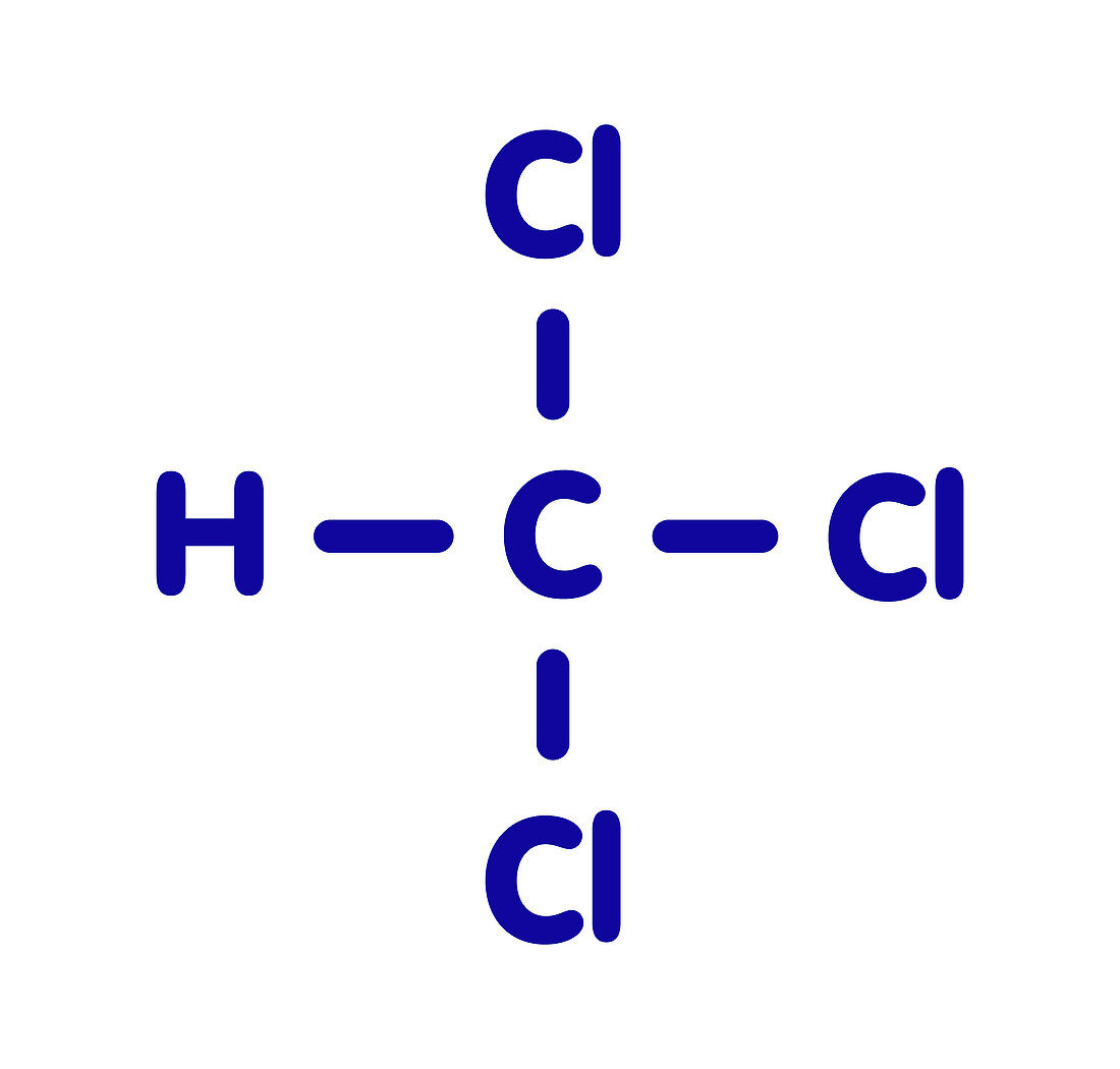 Chloroform solvent molecule
