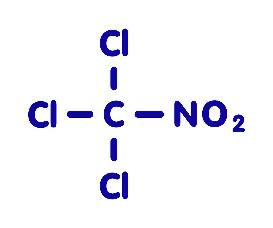Chloropicrin soil fumigant molecule