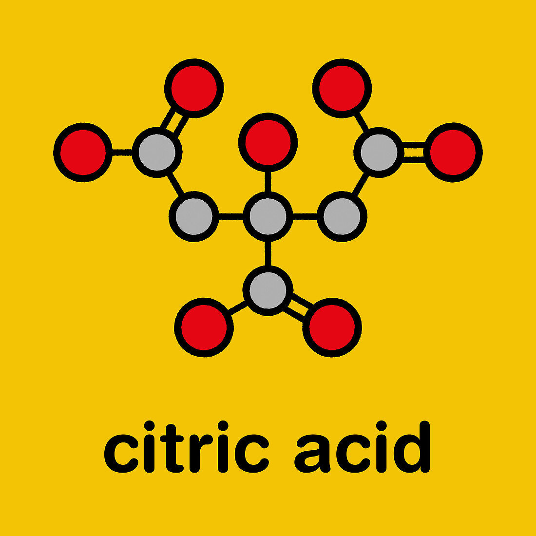 Citric acid molecule