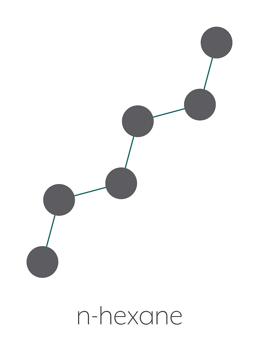 Hexane molecule