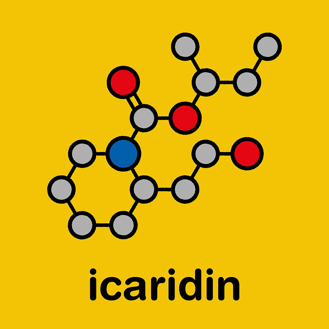 Icaridin insect repellent molecule