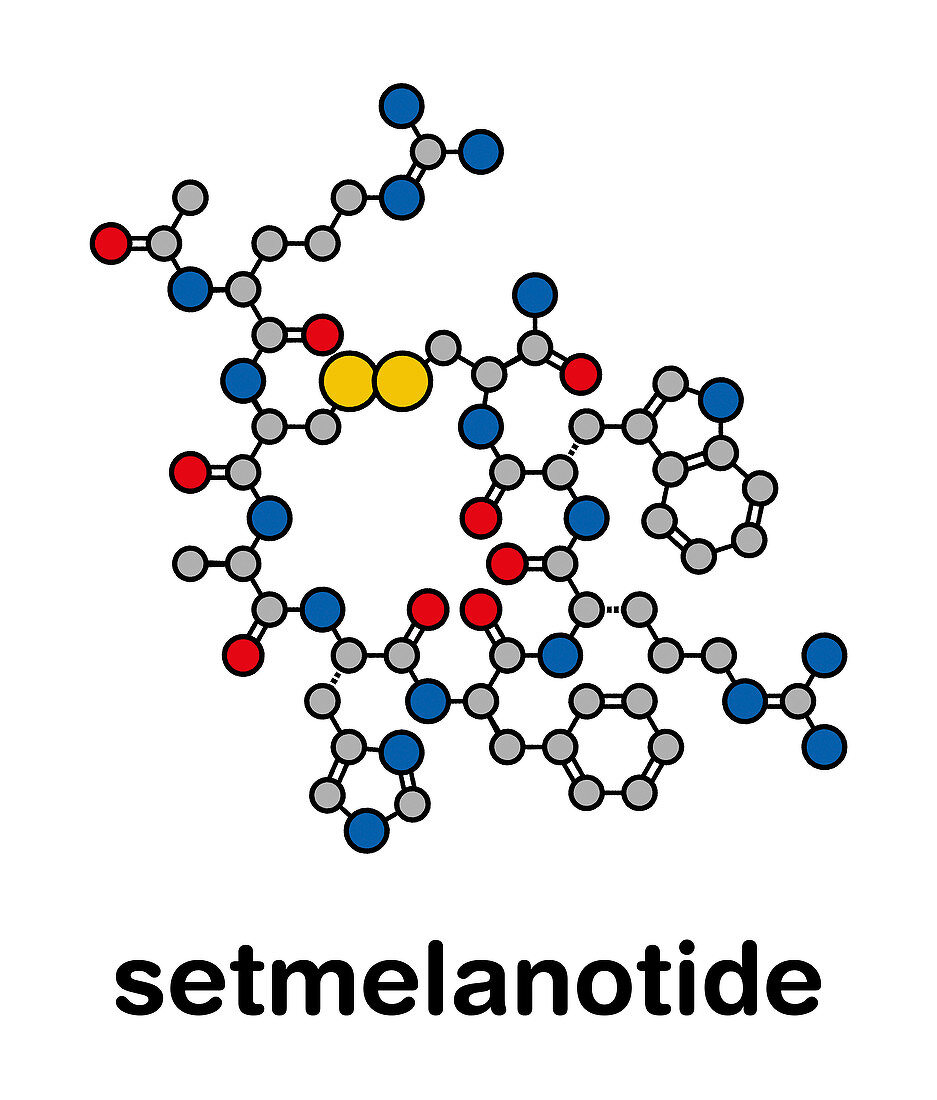 Setmelanotide drug molecule