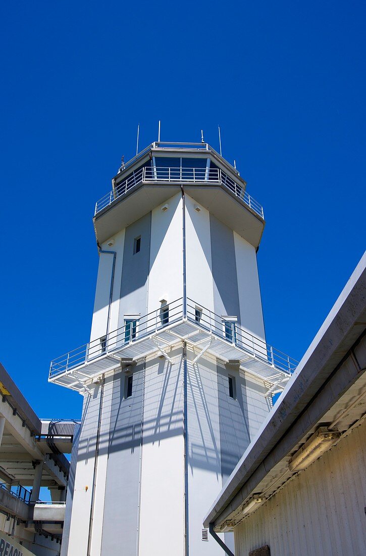 Control tower at Shuttle Landing Facility