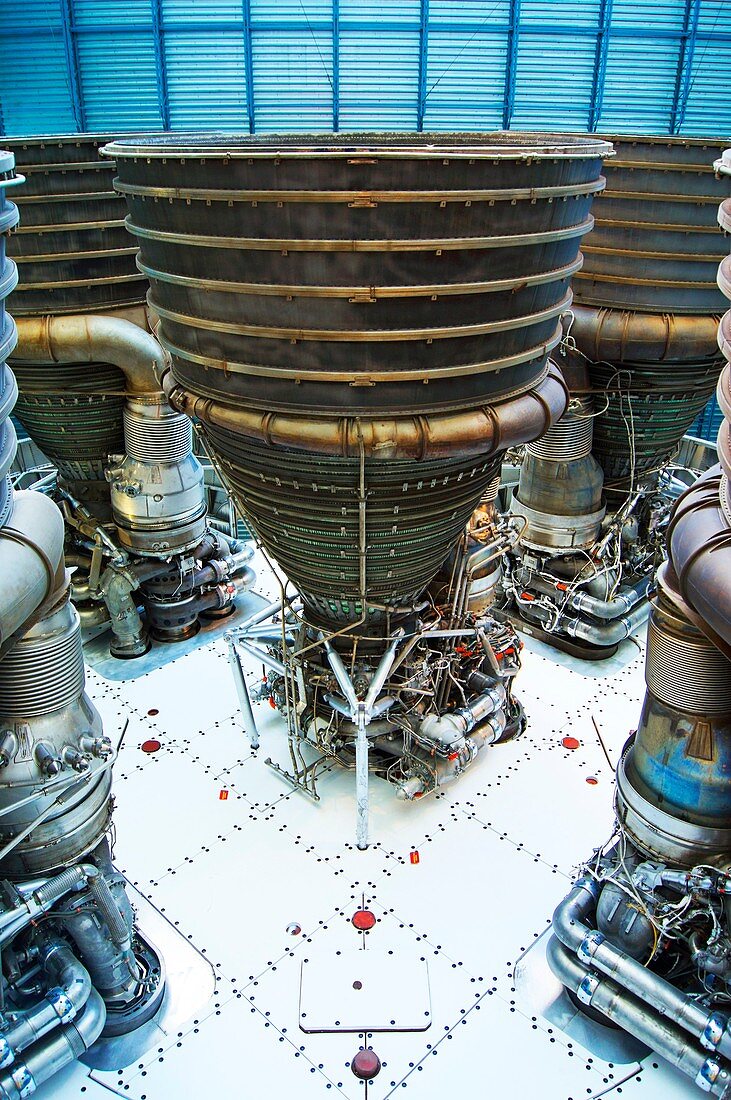 Saturn V first stage F-1 engines.