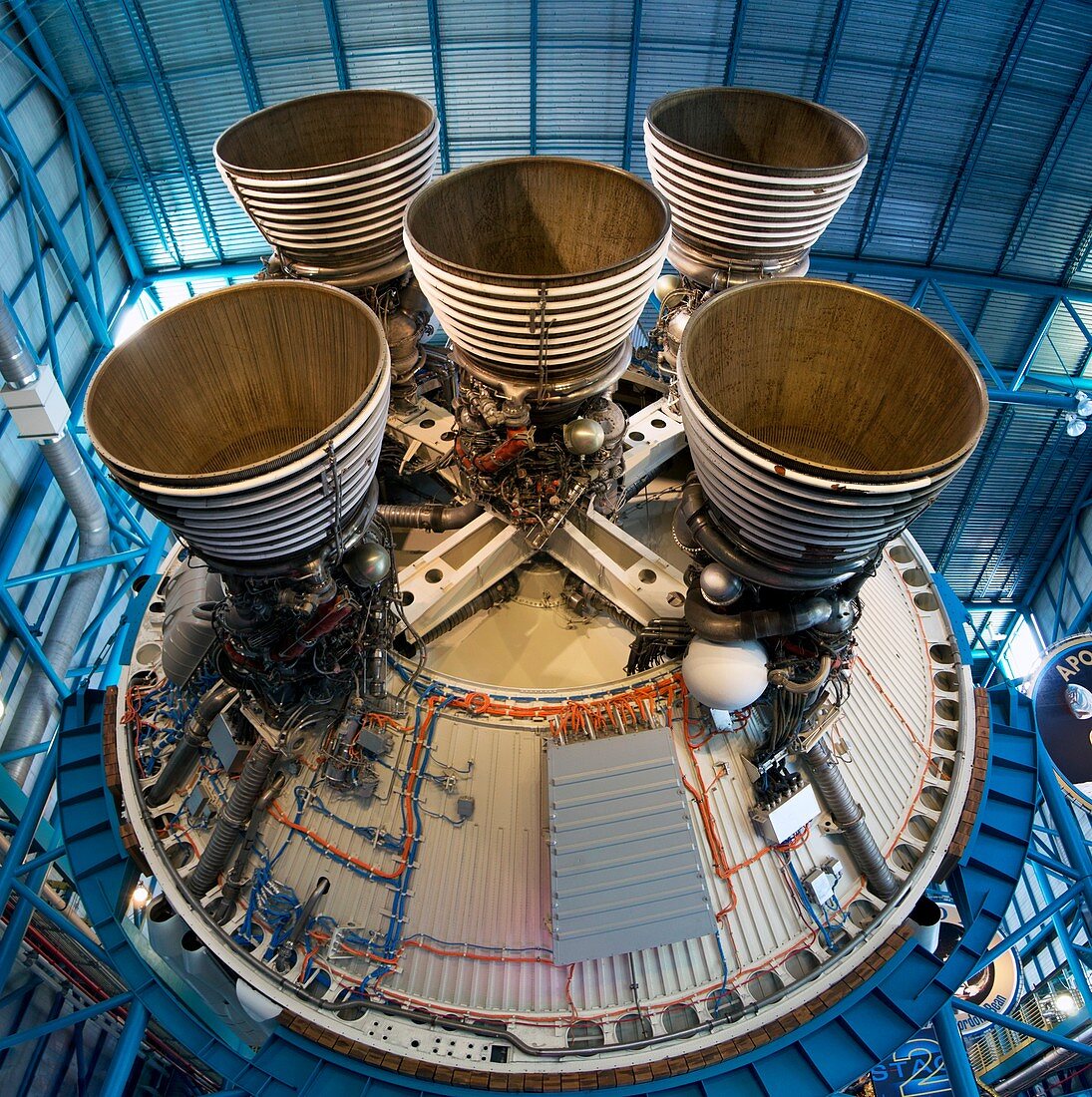 Saturn V second stage J-2 engines.