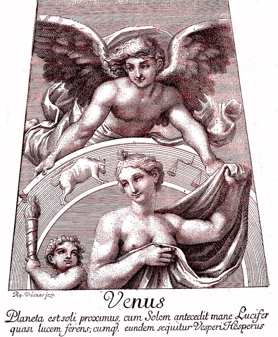 Representation of Venus in the zodiac, 19th century