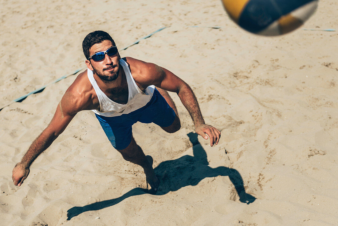 Beach volleyball player