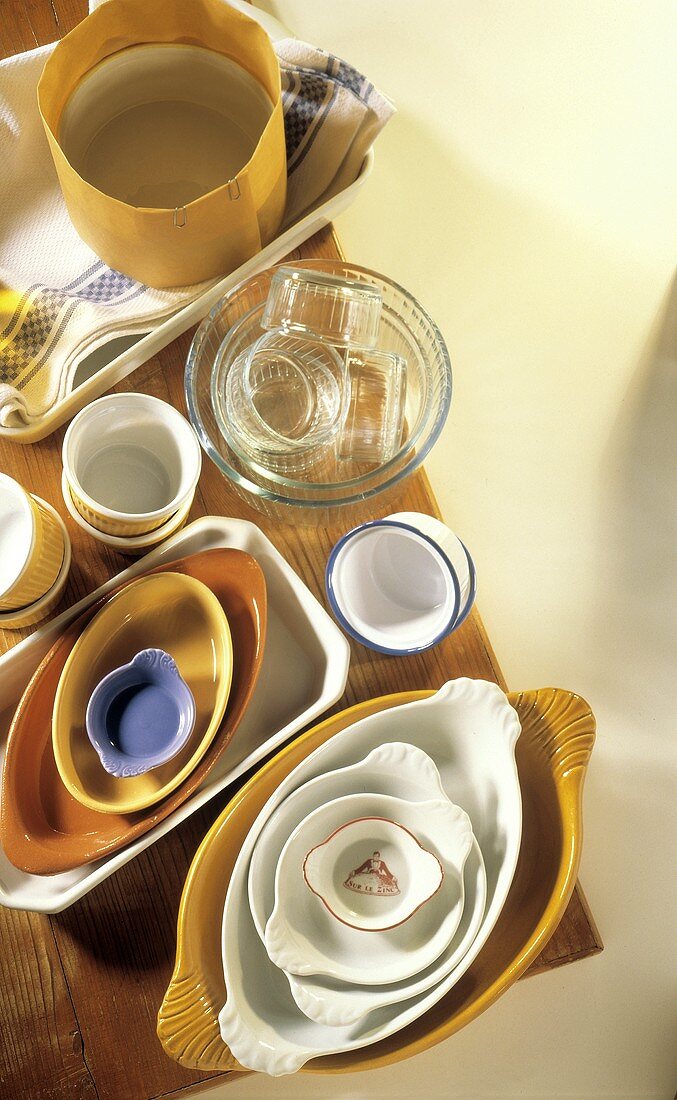 Assorted Baking Dishes and Bowls