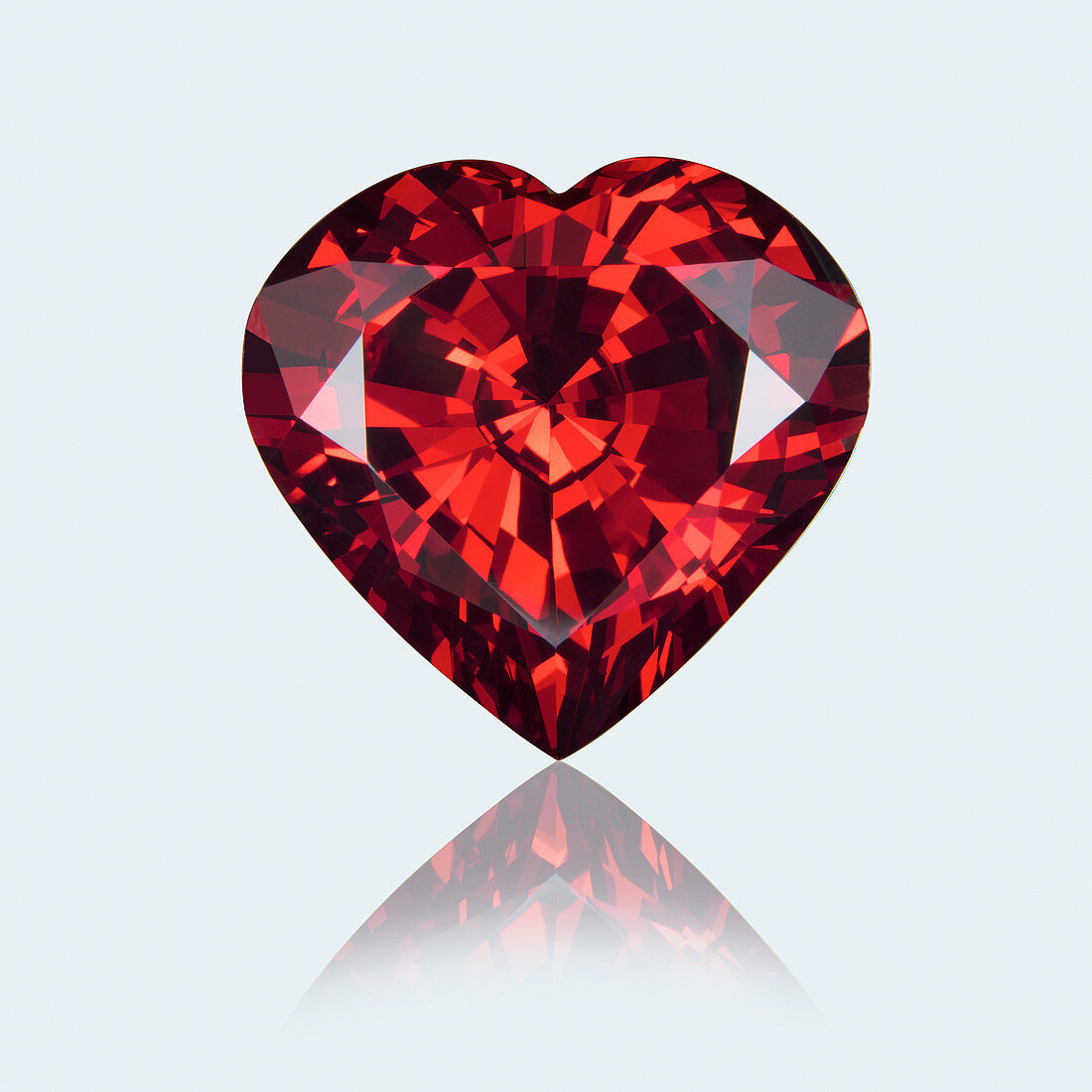 Heart shape ruby