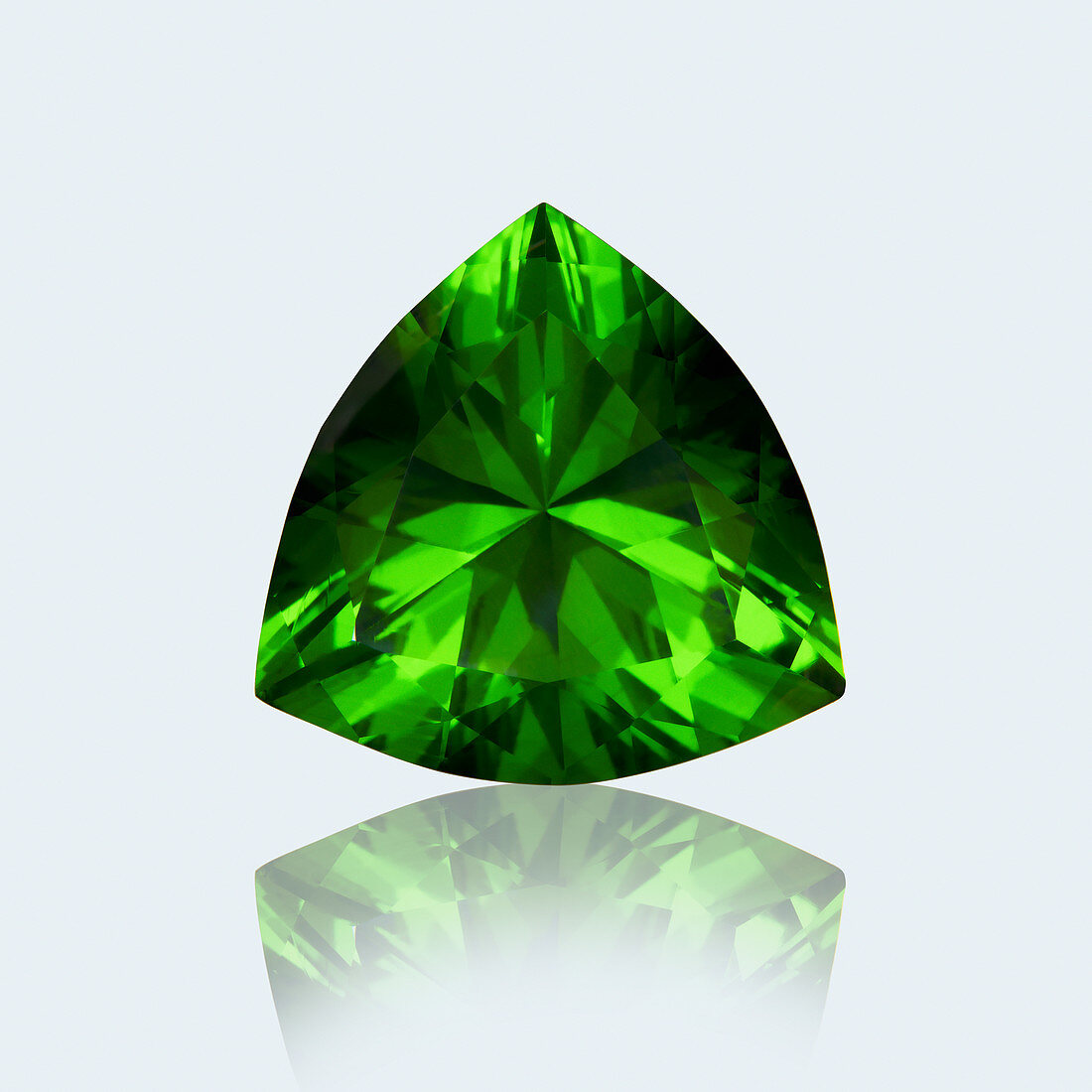 Trillion cut emerald