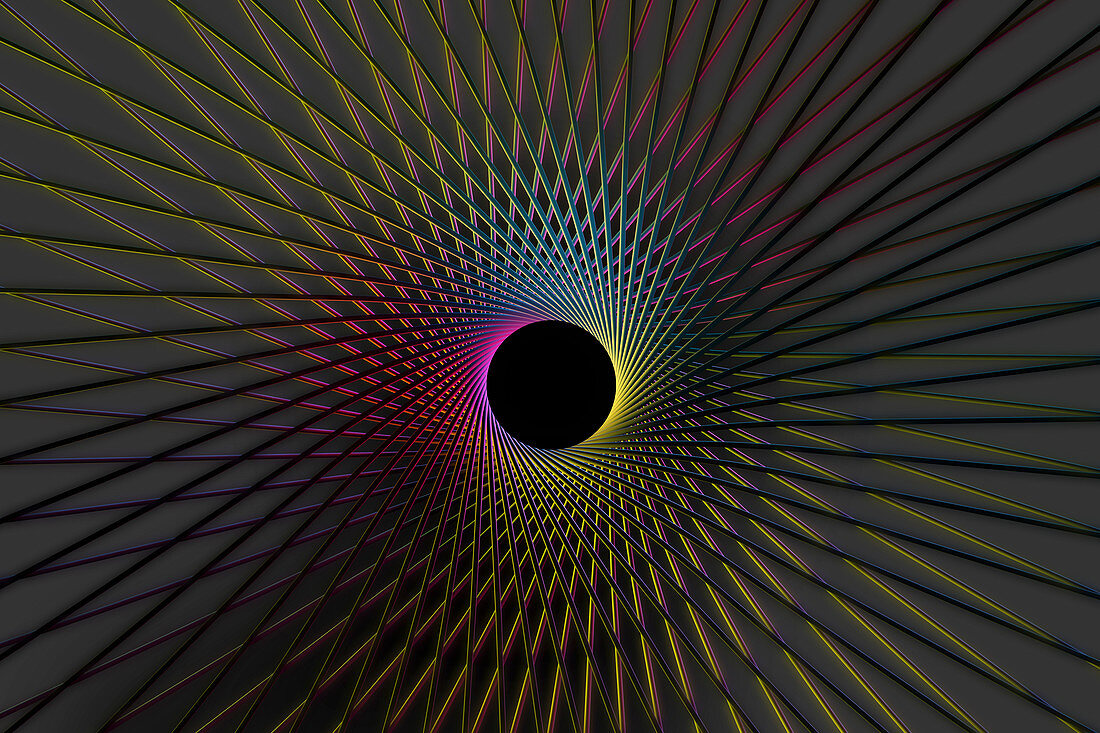Wormhole, conceptual illustration