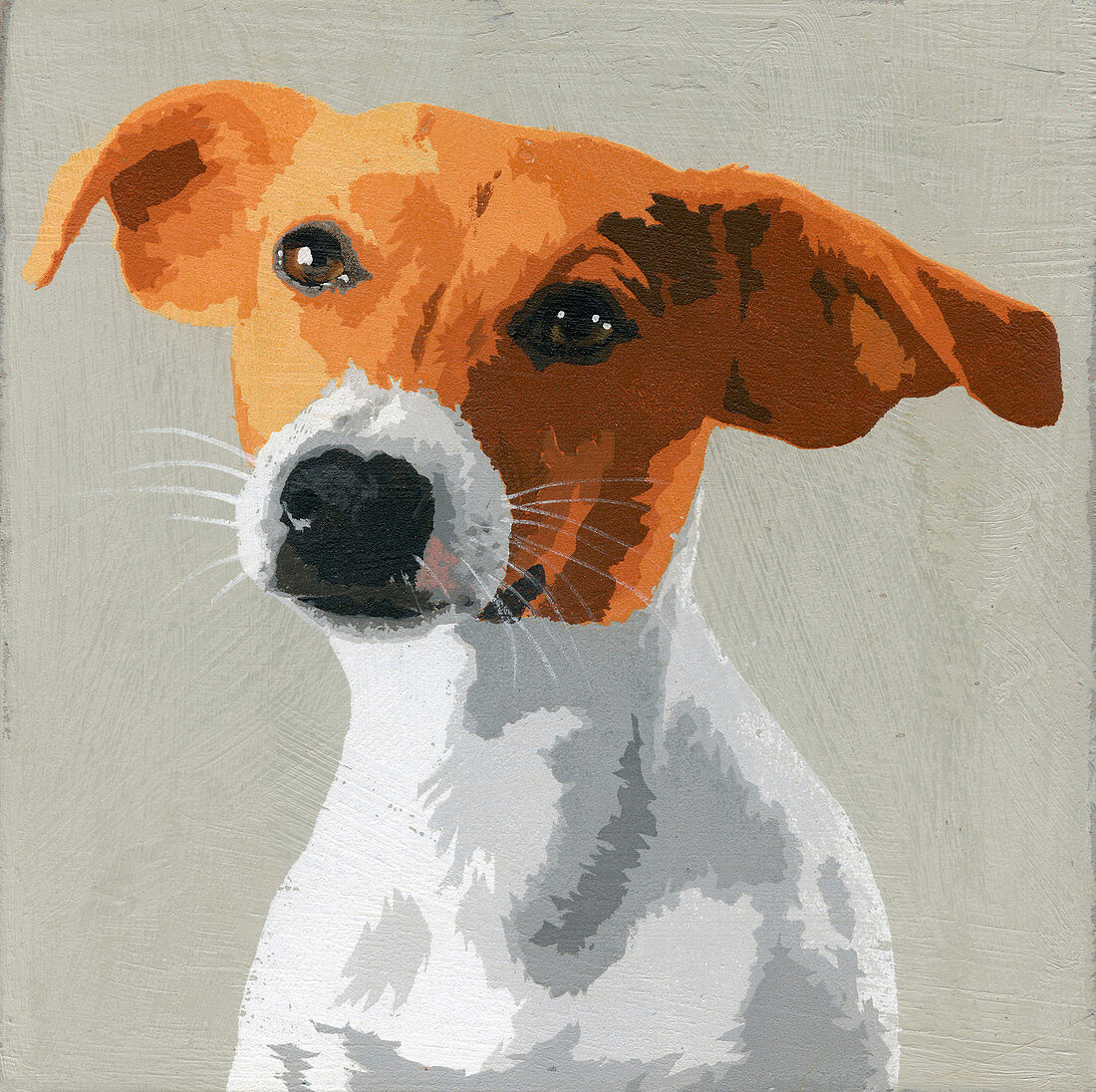 Jack Russell Terrier dog, illustration